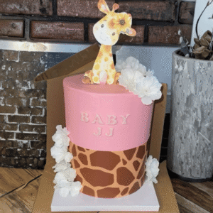 The "Safari Milestone" Custom Cake